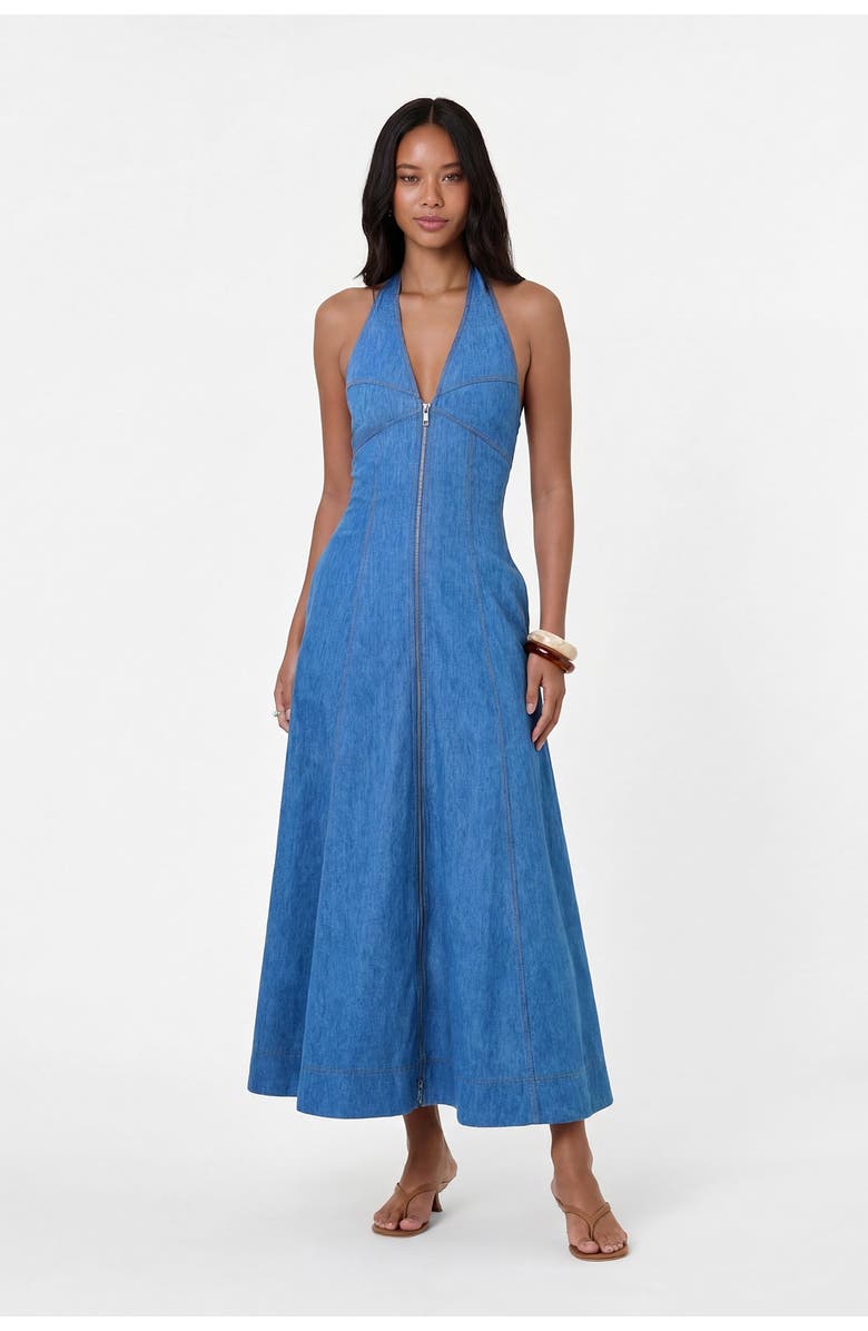 NICHOLAS Elsa Dress, Alternate, color, Light Wash