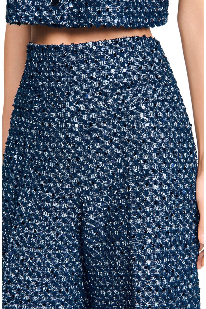 Sequin trousers, Alternate, color, Navy blue