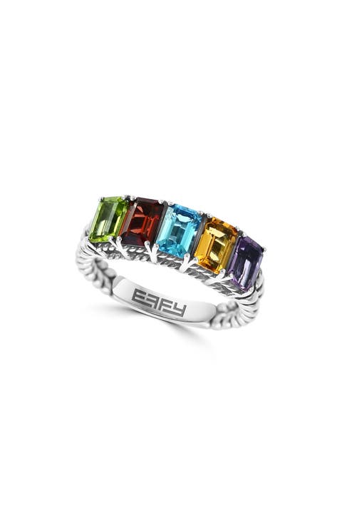 Gemstone Sterling Silver Ring