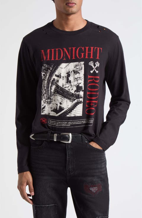 Staircase Long Sleeve Graphic T-Shirt
