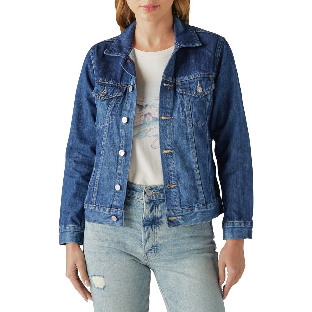 Lucky Brand The Tomboy Denim Trucker Jacket