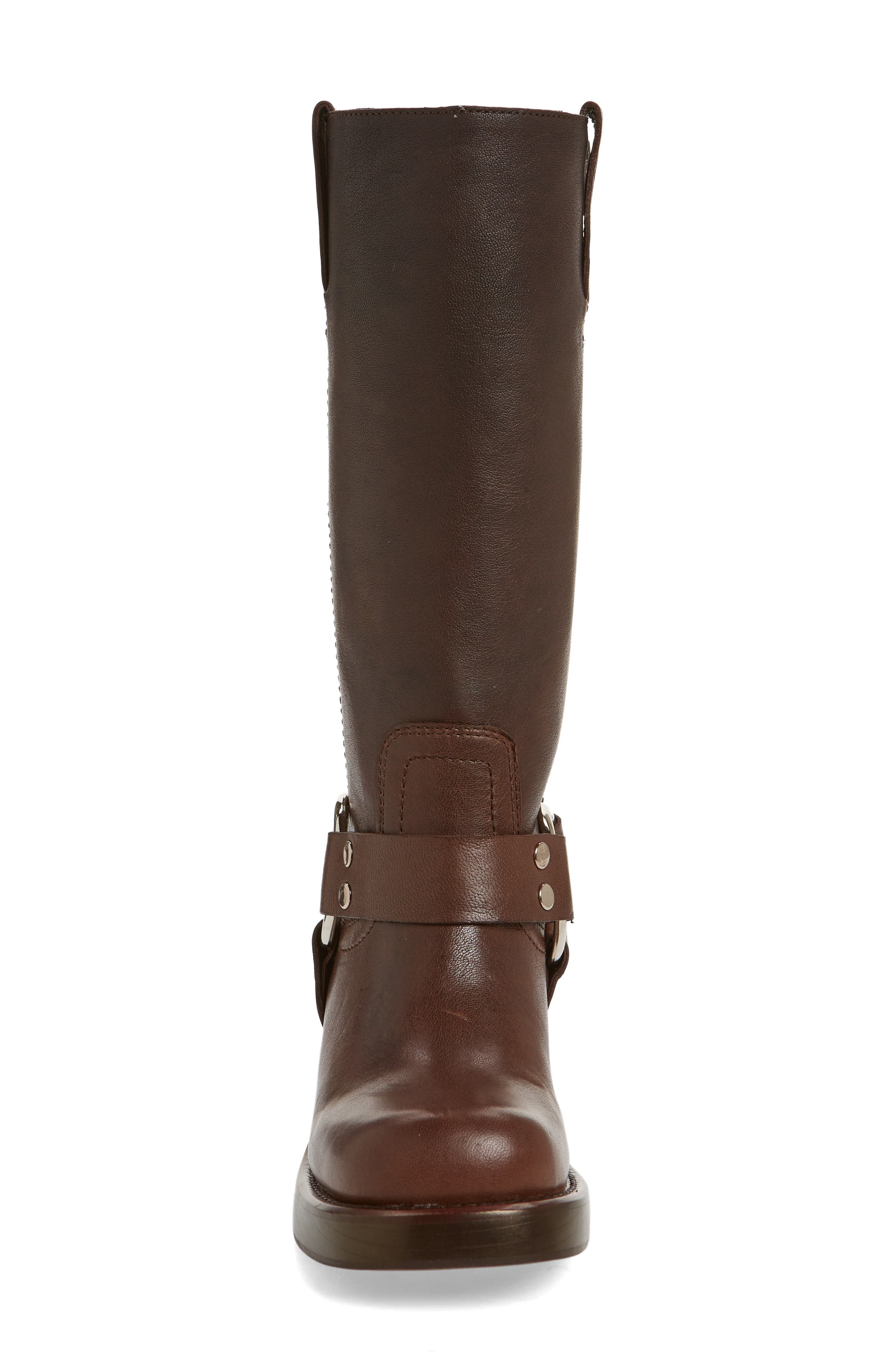 Jeffrey Campbell Reflection Western Boot, Alternate, color, Brown Distressed Silver