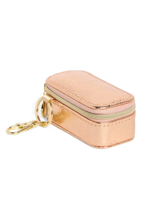 Mini Travel Jewelry Case Key Chain