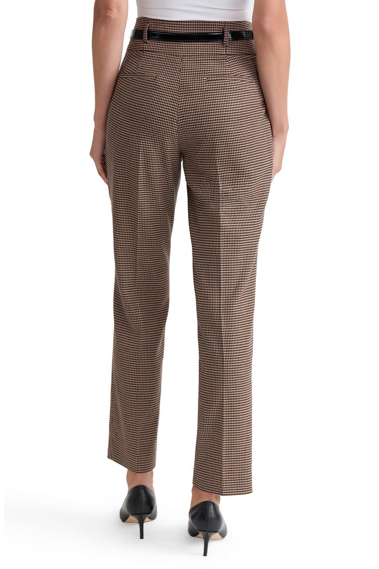 Belted Slim Leg Pants, Alternate, color, CINNAMON MULTI