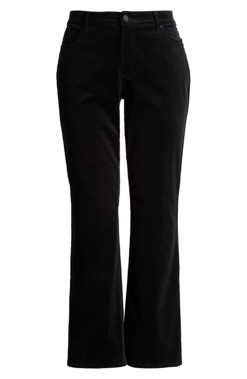 Kut From The Kloth Karen Baby Bootcut Corduroy Jeans In Black