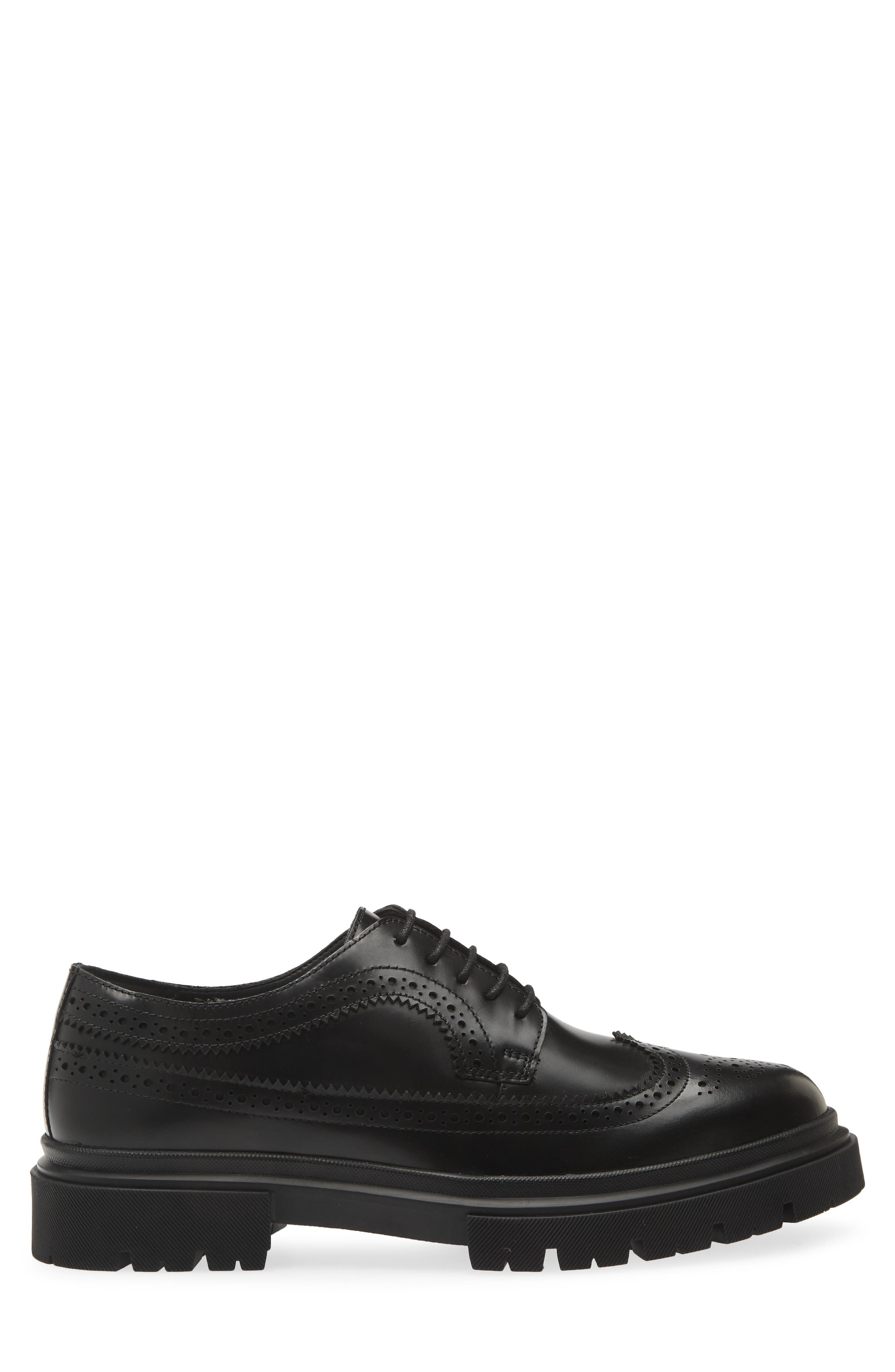 Zorra Wingtip Derby, Main, color, BLACK BOX