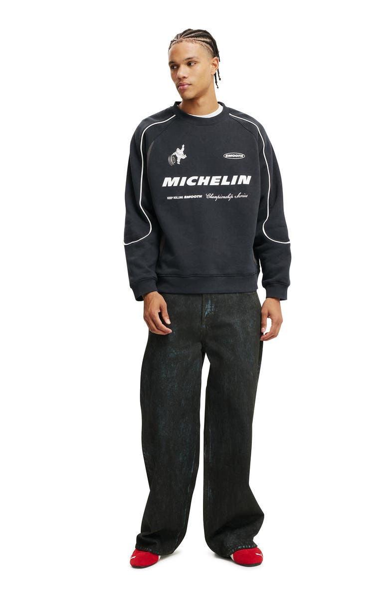 Cotton On Men's Michelin Box Fit Crew, Alternate, color, 