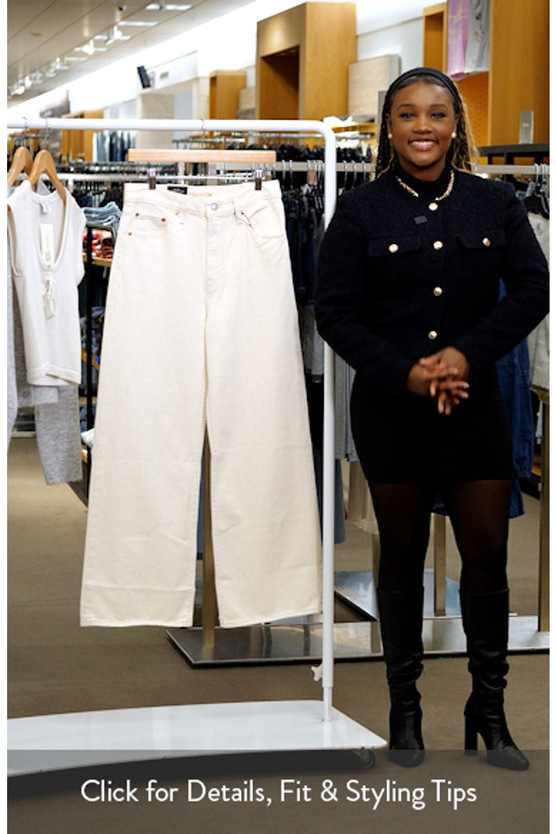 Ribcage High Waist Wide Leg Jeans video