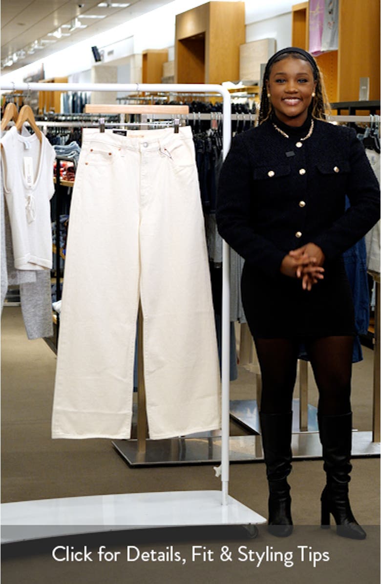 Ribcage High Waist Wide Leg Jeans, sales video thumbnail