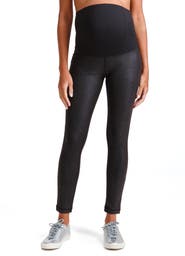 Ingrid & Isabel Faux Leather Maternity Leggings
