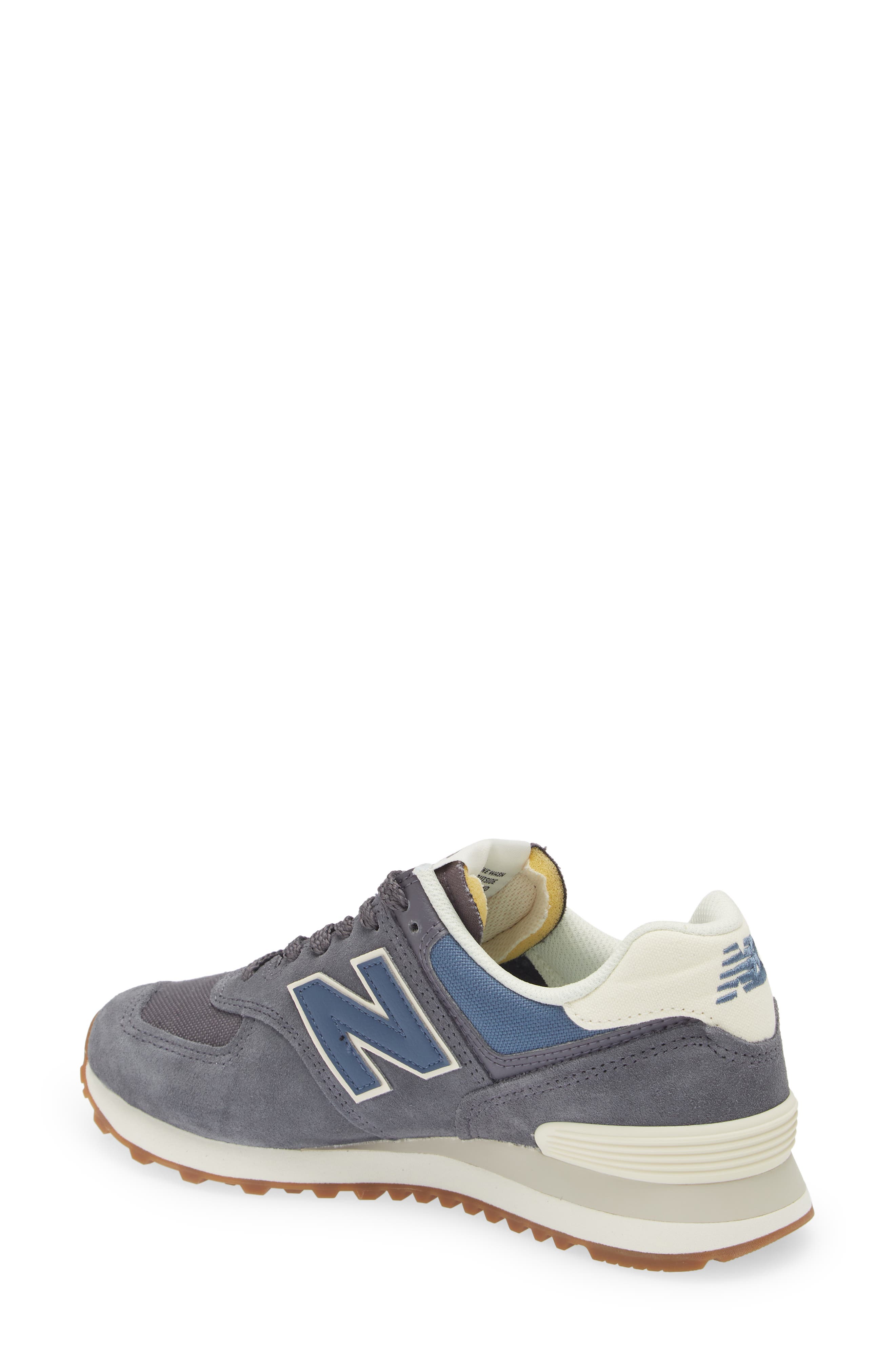 New Balance 574 Sneaker, Alternate, color, Magnet/ Vintage Indigo