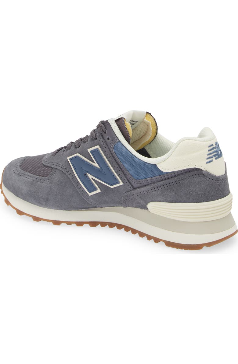 New Balance 574 Sneaker, Alternate, color, Magnet/ Vintage Indigo