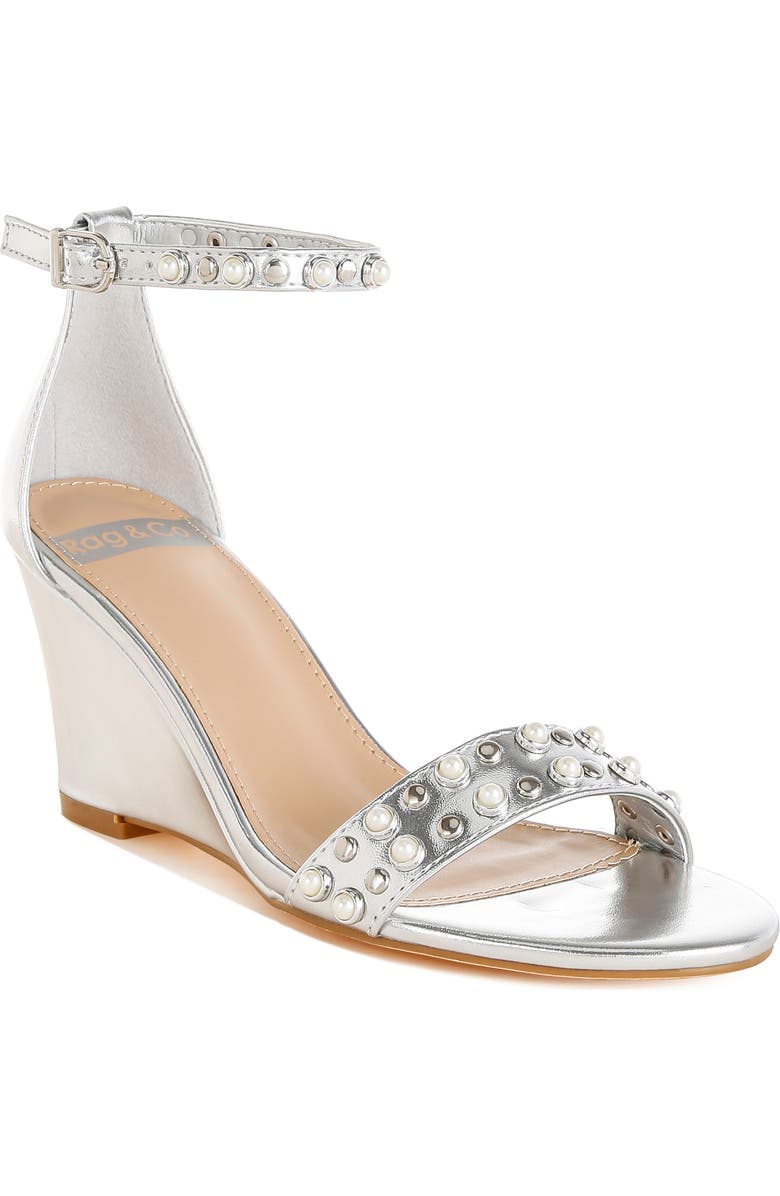 Rag & Co Jumera Wedge Sandal, Main, color,