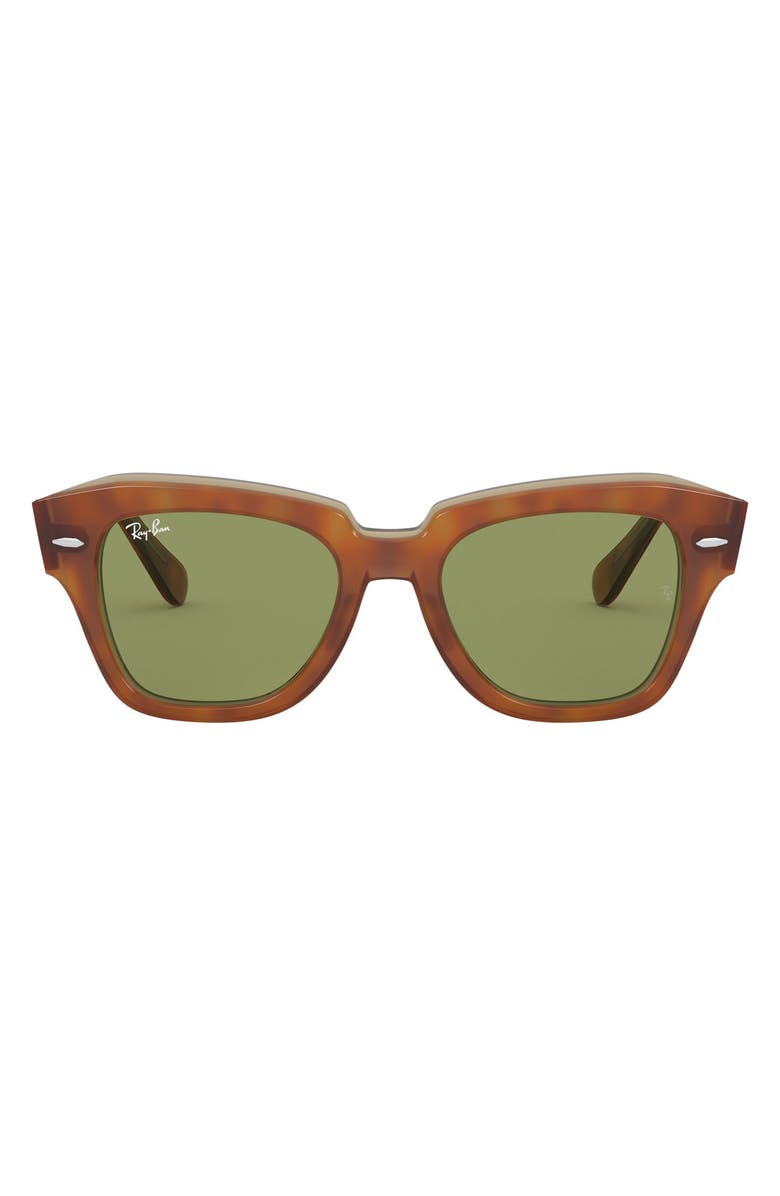 Ray-Ban State Street 52mm Square Sunglasses, Main, color, 