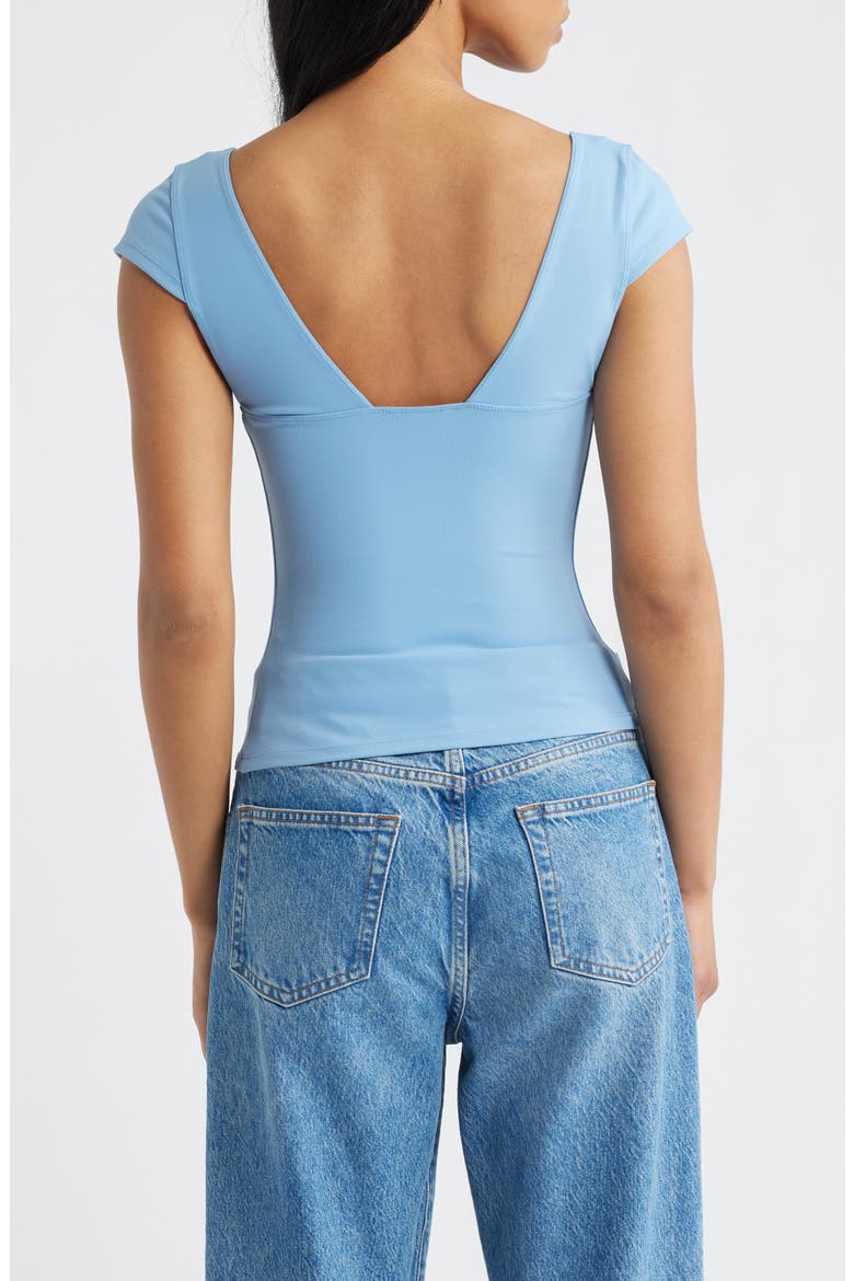 Duo Corset Top, Alternate, color, BLISSFUL BLUE