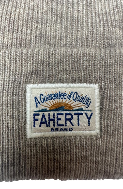 Faherty Core Logo Beanie
