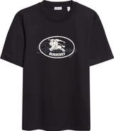 Burberry Ryan Embroidered EKD Script Graphic T-Shirt