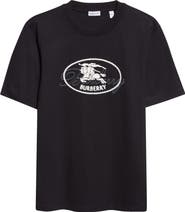 Burberry Ryan Embroidered EKD Script Graphic T-Shirt