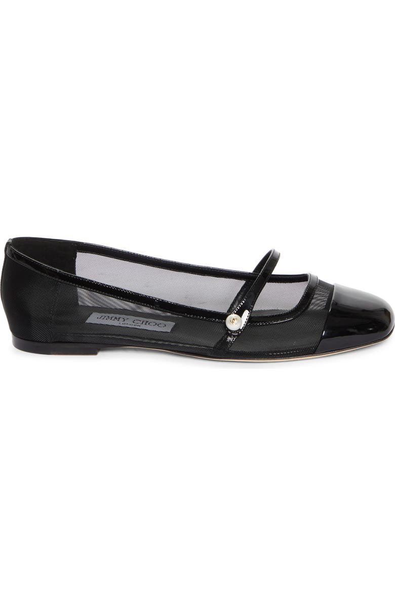 Jimmy Choo Elisa Mesh Flat, Alternate, color,