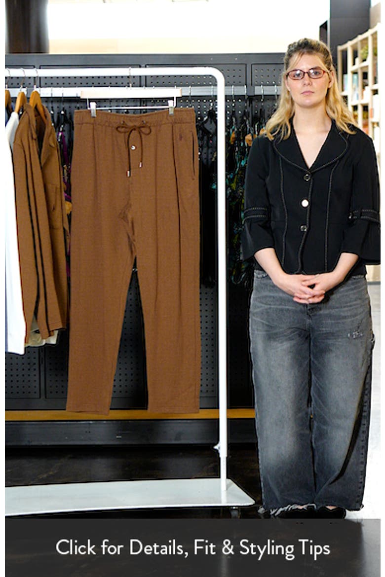 Herringbone Twill Pajama Pants video