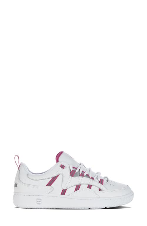 K-swiss Striped Leather Sneakers