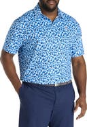 Original Penguin Big & Tall Underwater Mosaic Performance Polo Shirt
