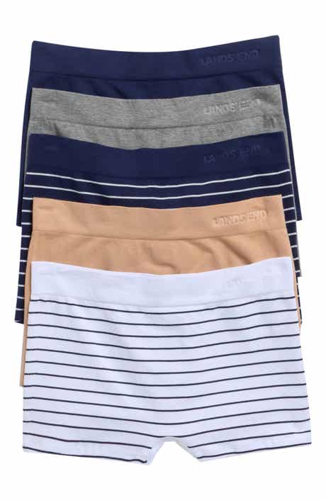 Lands' End 3-Pack Cotton Comfort Seamless Boyshorts