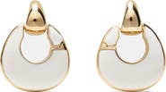 Kate Spade New York Enamel Drop Hoop Earrings