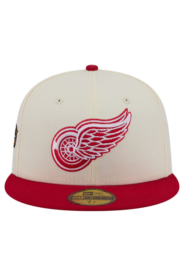 Men's New Era  Cream Detroit Red Wings America's 250th Two-Tone 59FIFTY Fitted Hat, Alternate, color, Cream