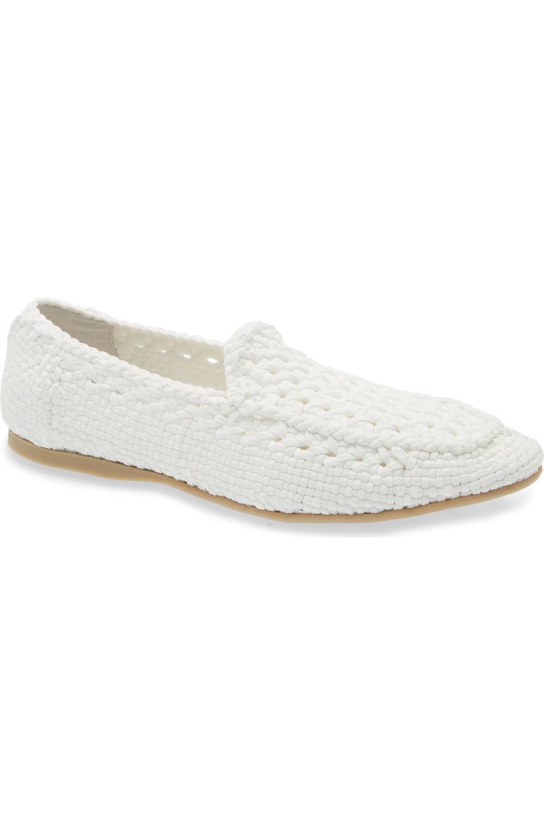 Dolce&Gabbana Woven Slipper, Main, color, 80001 Bianco