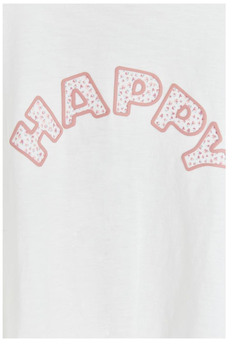 Long Sleeve Top Roses Print, Alternate, color, OFF WHITE