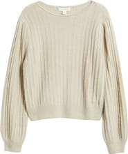 Treasure & Bond Alpaca & Wool Blend Rib Sweater
