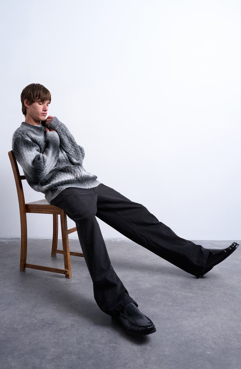 Topman Zip Front Cardigan, Alternate, color, Grey