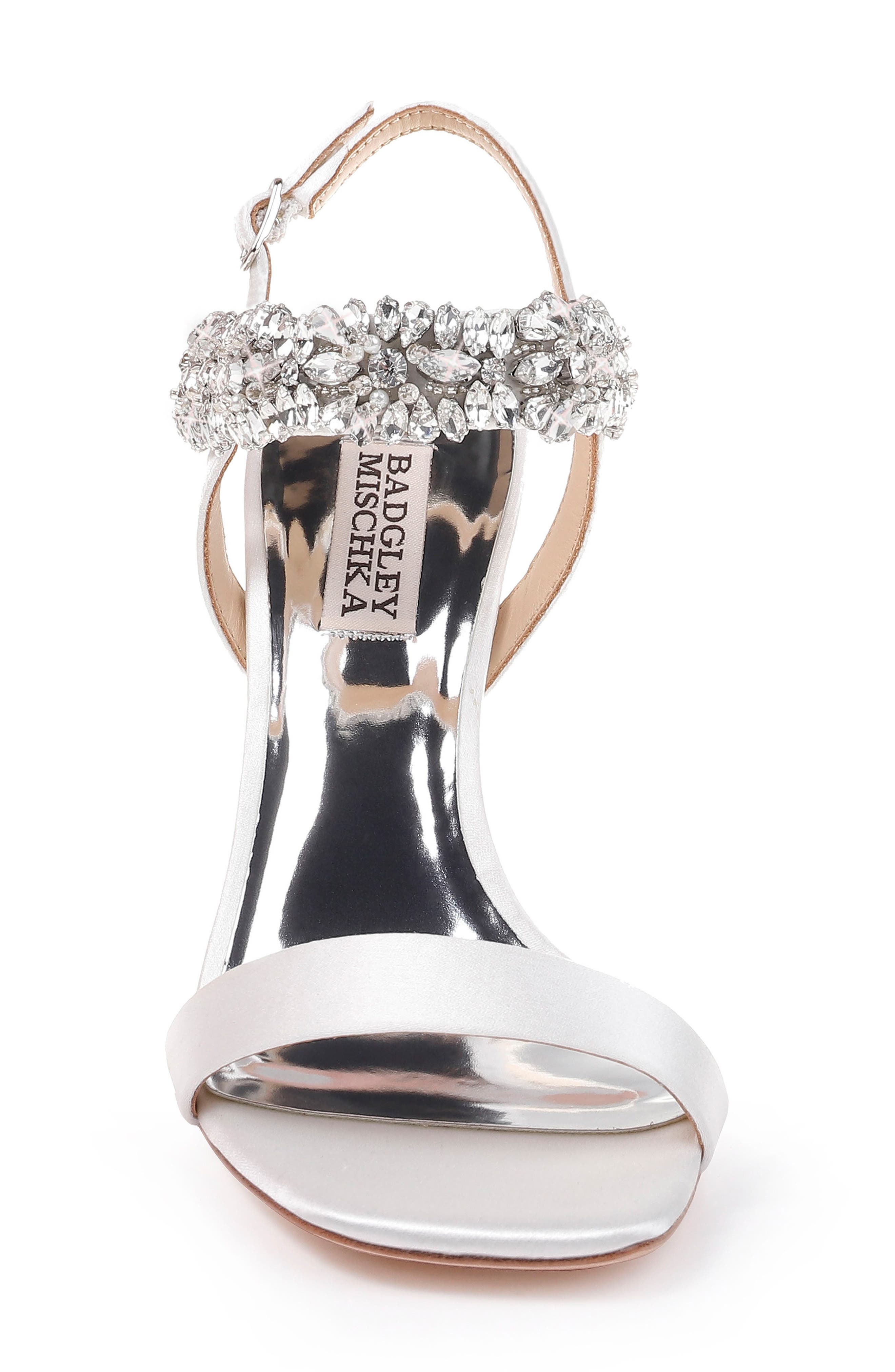 Badgley Mischka Collection Badgley Mischka Lilly Embellished Sandal, Alternate, color, 