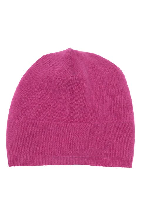 Slouchy Cashmere Knit Beanie