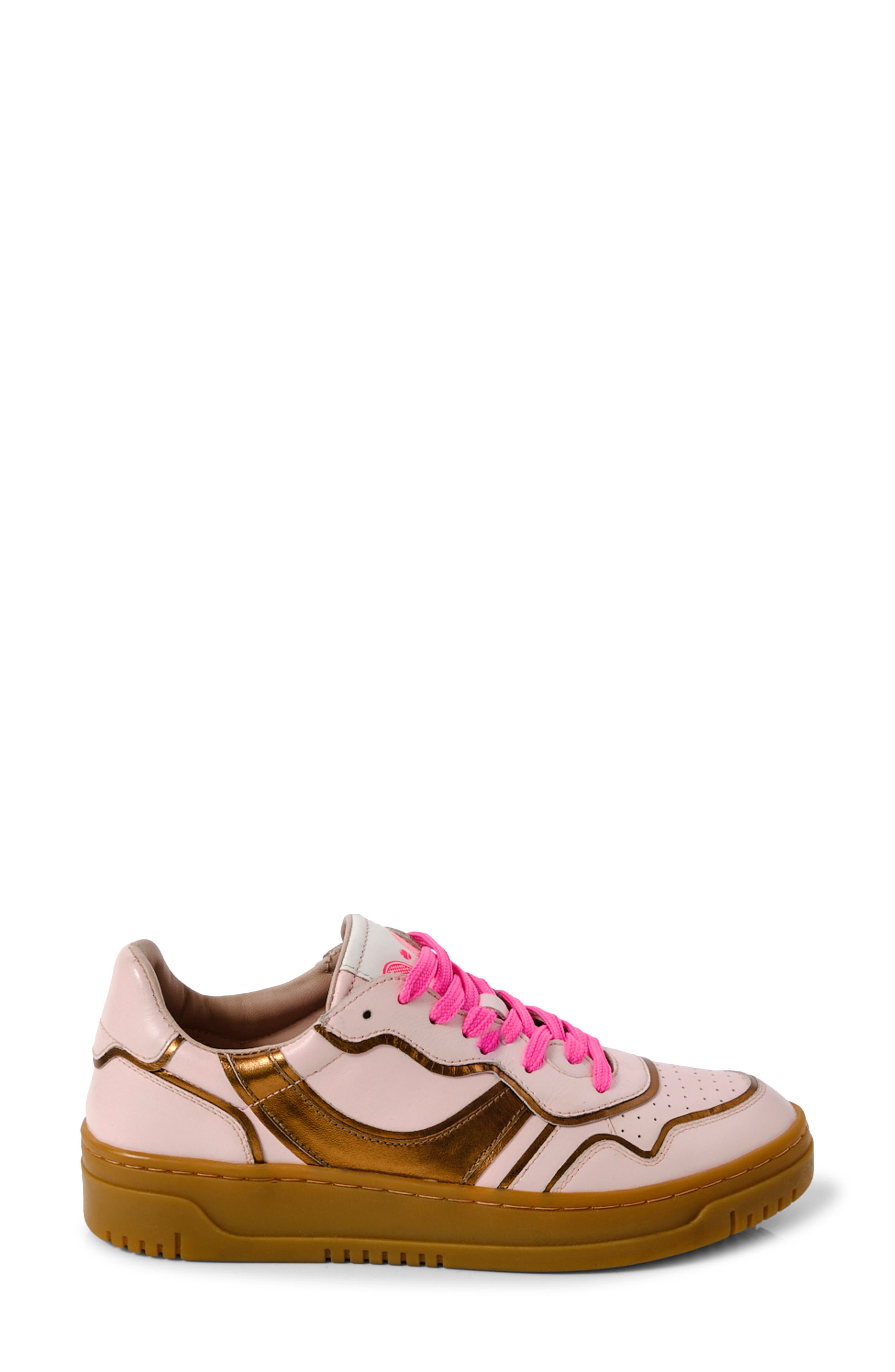 Free People Retro Thirty Love Sneaker, Alternate, color, Cloud Pink Combo