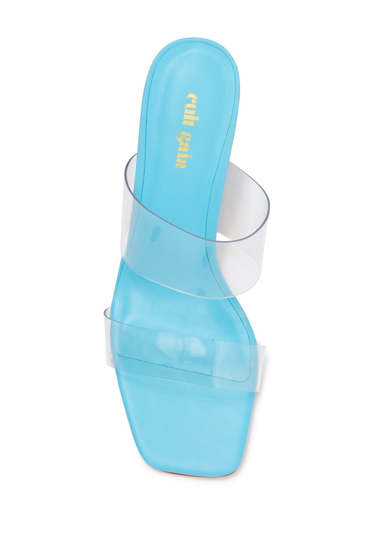 Cult Gaia Suri Clear Strap Slide Sandal, Alternate, color, 