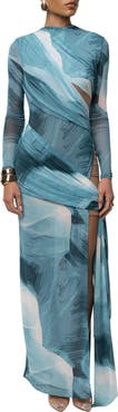 JLUXLABEL Heatwave Mesh Maxi Dress
