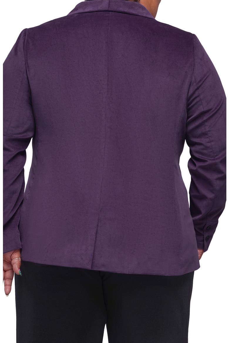 The Empower Velveteen Tux Blazer, Alternate, color, PLUM