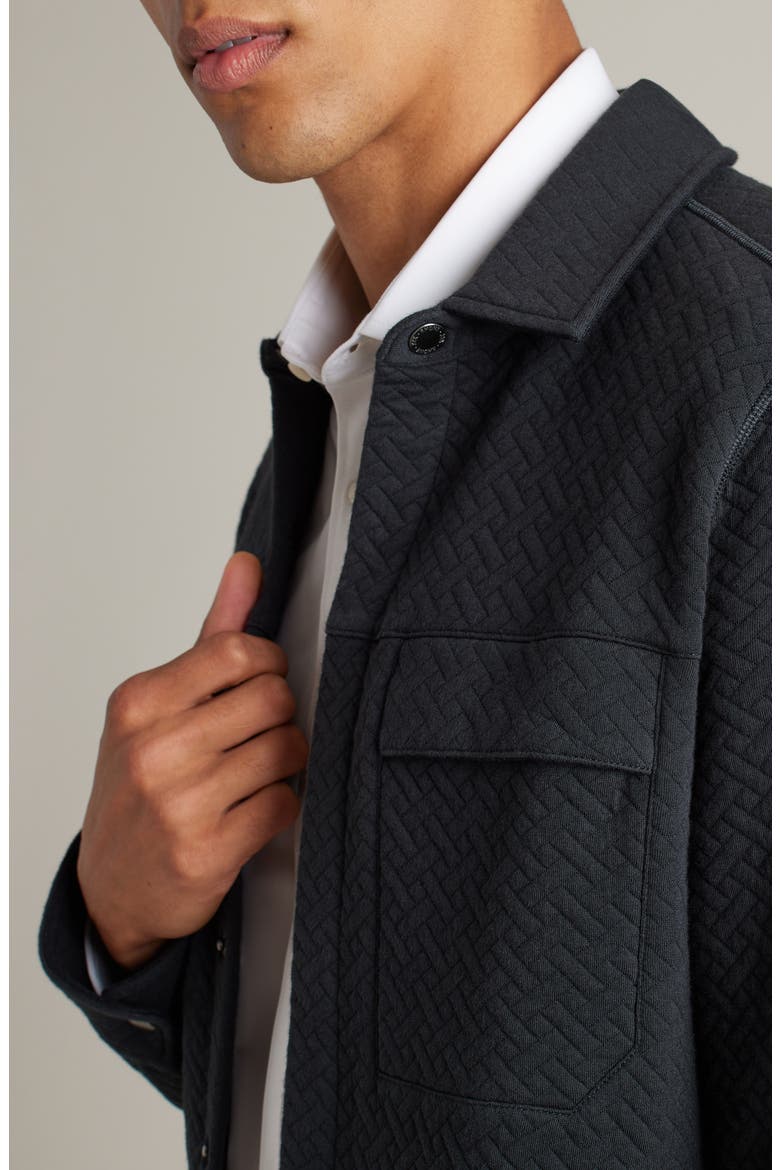 Weekend Quilted Shacket, Alternate, color, BLACK