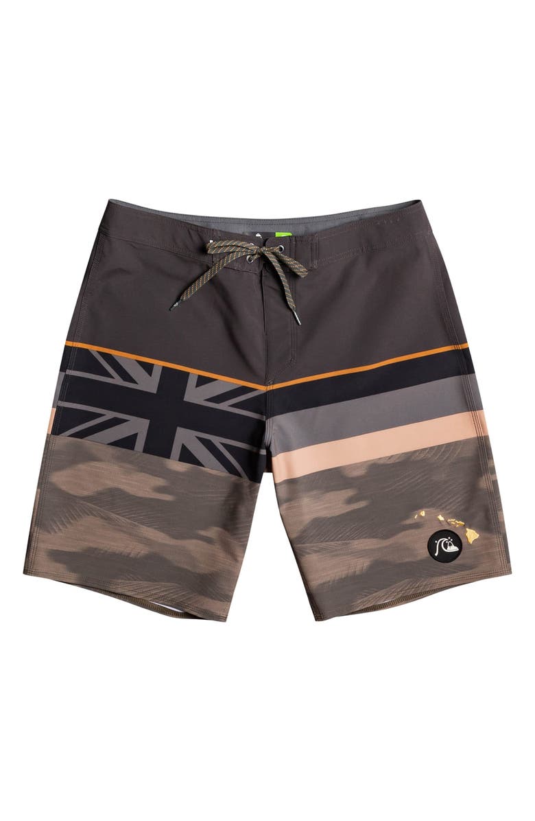 Quiksilver Surfsilk Faded Stripe 2 Board Shorts, Alternate, color,