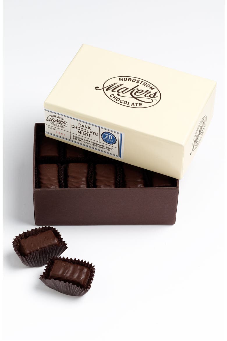 Nordstrom Makers Chocolate Dark Chocolate Mints, Main, color, NO COLOR