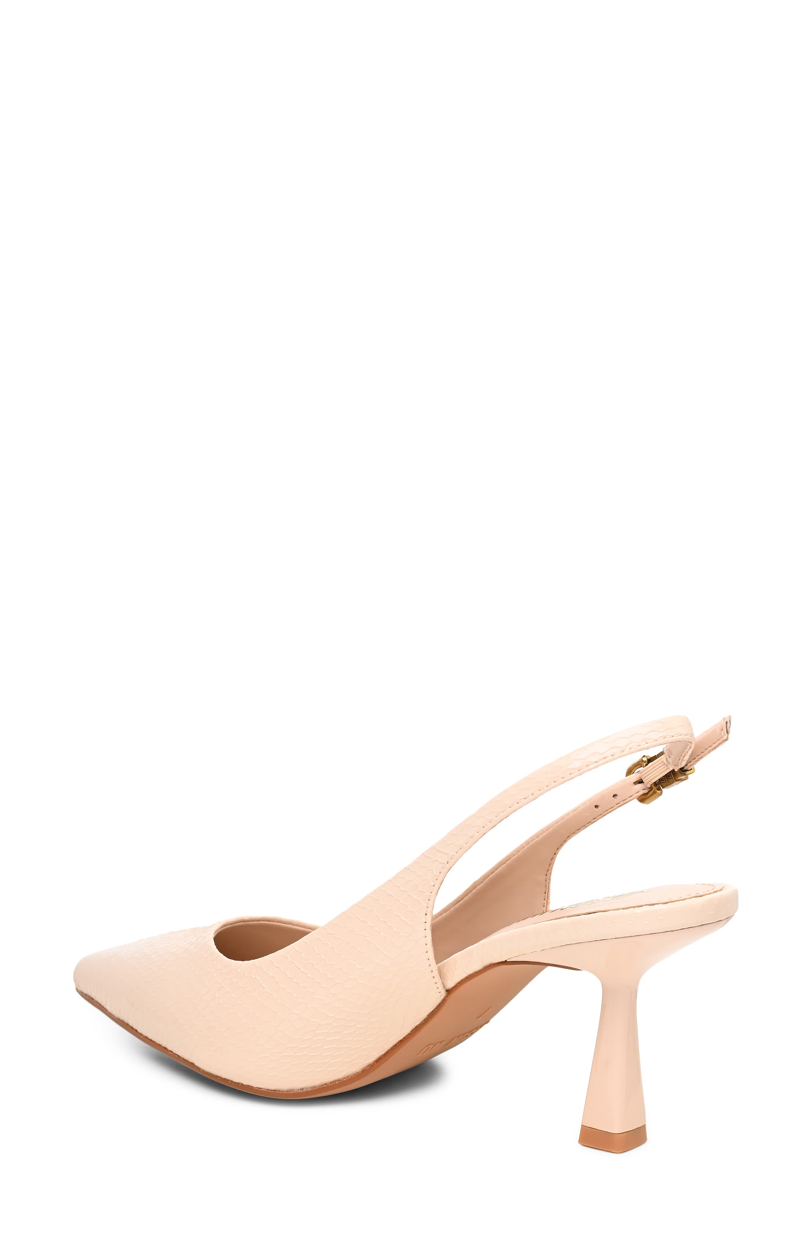Divah Faux Leather Slingback Pump, Alternate, color, BONE SNAKE
