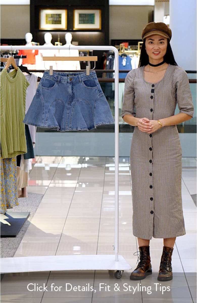 Melany Denim Miniskirt, sales video thumbnail