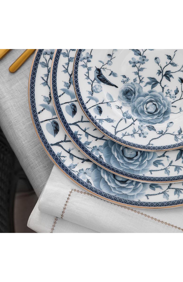 Togas Fiore Plate, Alternate, color, White