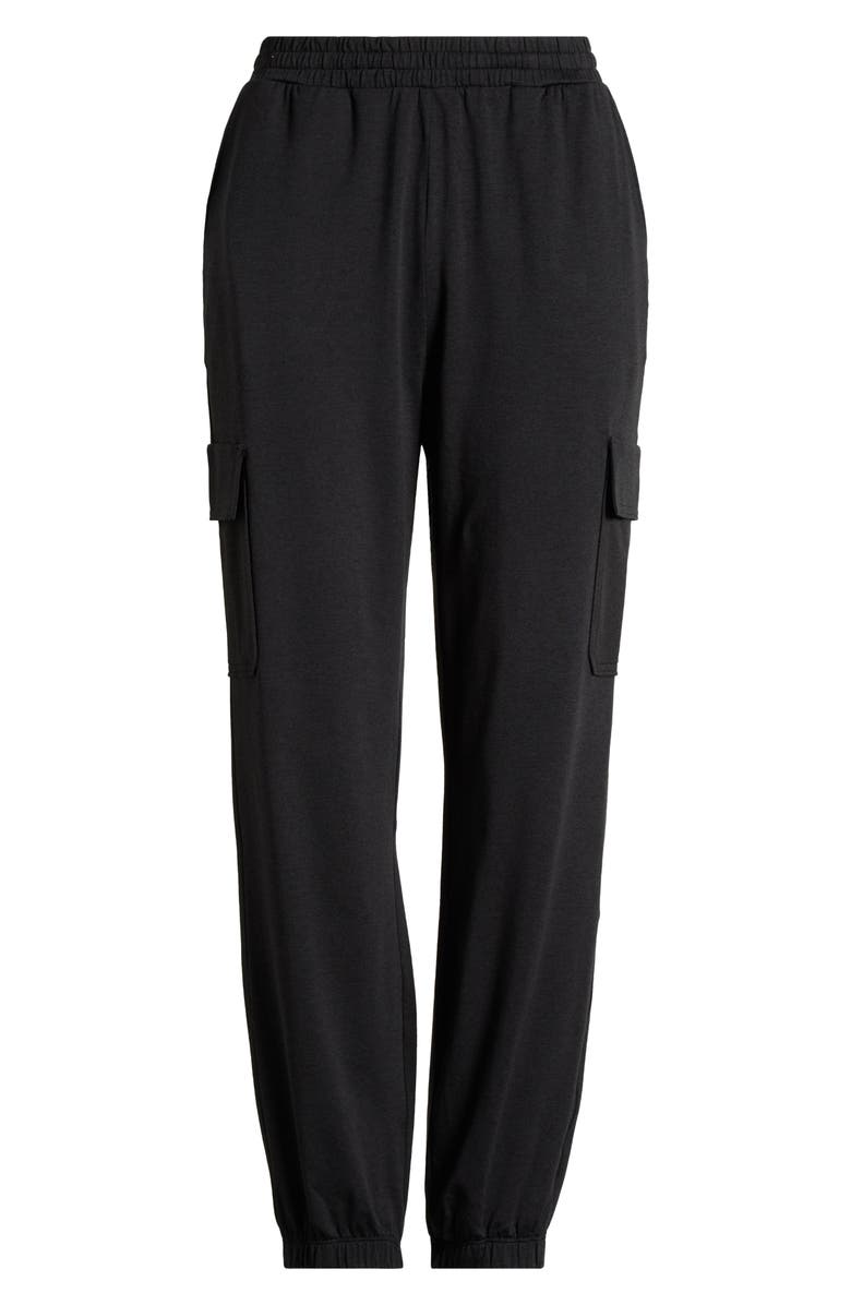 Vuori Boyfriend Cargo Joggers, Alternate, color, Black Heather