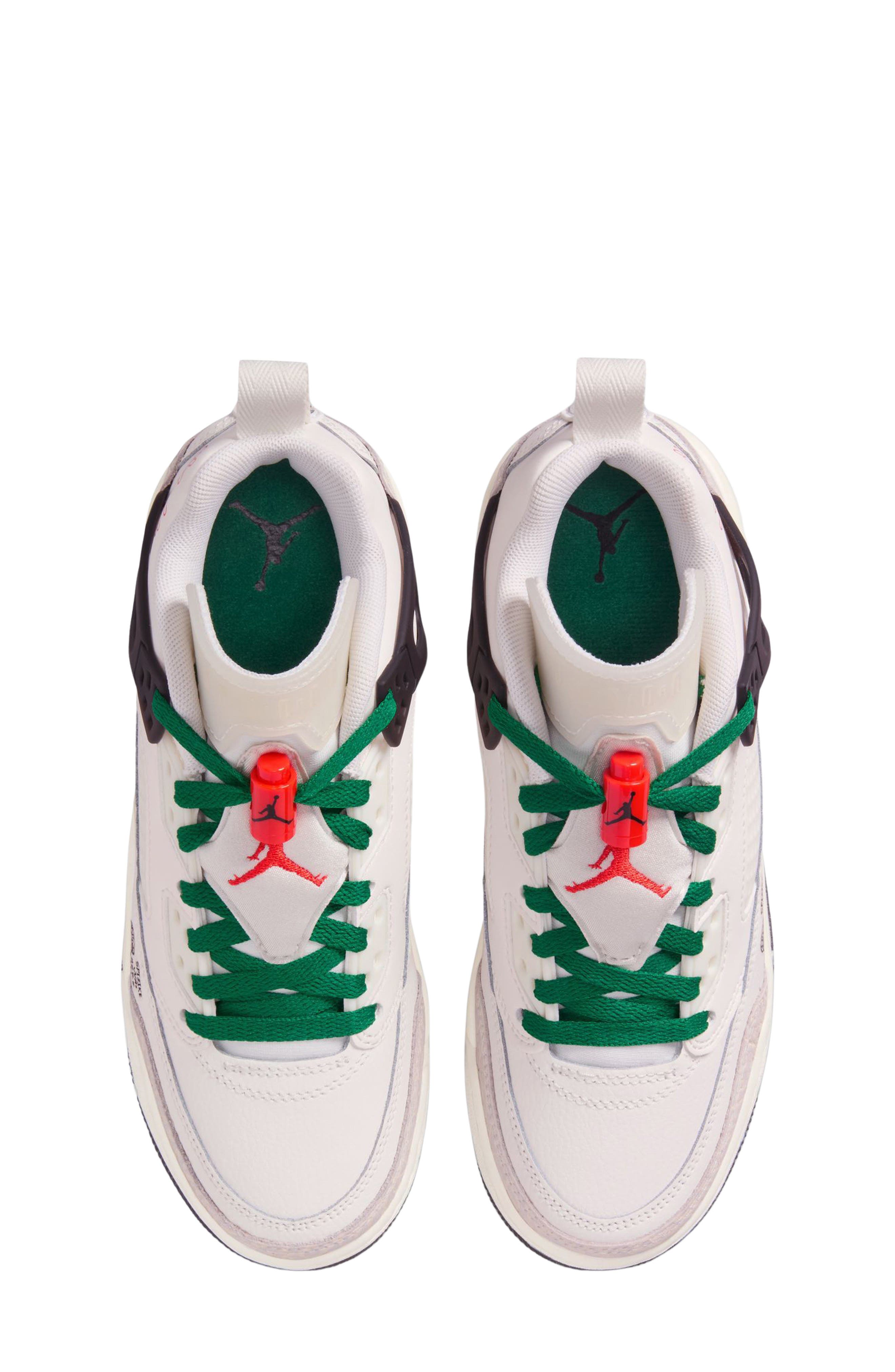 Kids' Spizike Low Sneaker, Alternate, color, SAIL/ ORANGE/ BLACK/ PINE