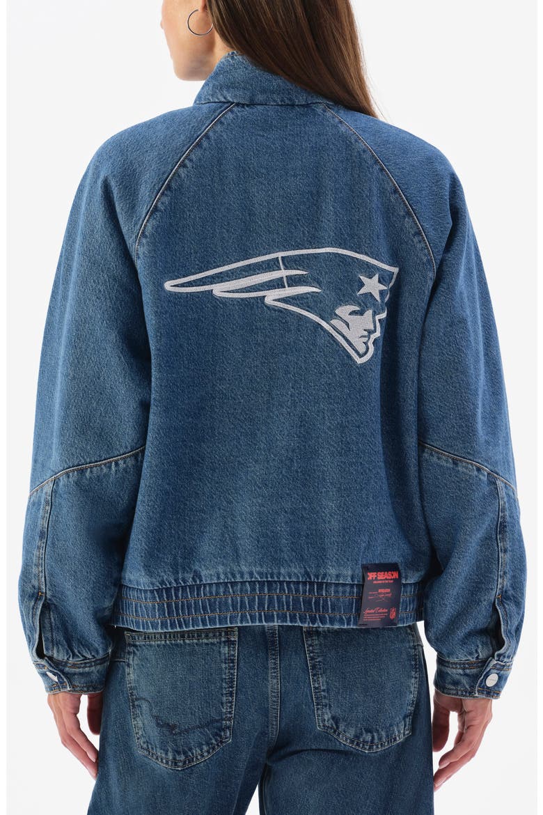 Oversized Denim Jacket, Alternate, color, EAGLES