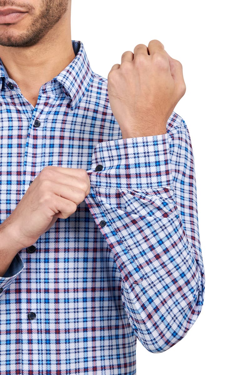 W.R.K Check Performance Dress Shirt, Alternate, color,