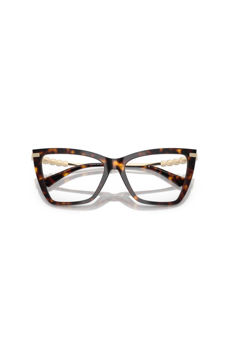 Jimmy Choo 53mm Cat Eye optical glasses, Alternate, color, Tortoise